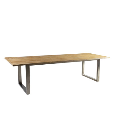 Садовая мебель NAUTICA с 8-стульев (13259) 280x100xH76см, столешница: тик, обработка: рустикальный, ножки: нержавеющей