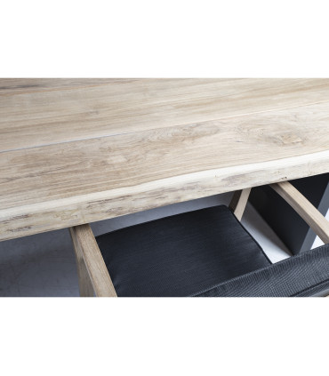 Садовая мебель ROYAL стол и 8 стульев (13258) 280x100xH76см, столешница: тик, обработка: рустикальный, не промасленный