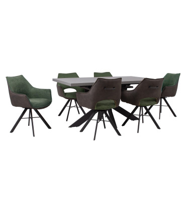 Söögilauakomplekt EDDY laud ja 6 tooli 24501