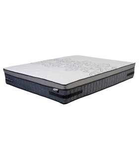 Кровать SANDRA 160x200cм, с матрасом HARMONY DELUX, светло-коричневая