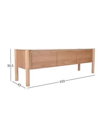 TV laud GARDENIA 153x43xH50,5cm, tamm