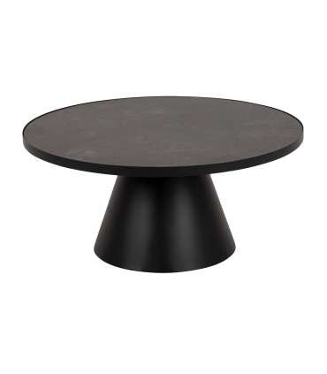 Diivanilaud SOLI D85xH40cm, must klaas