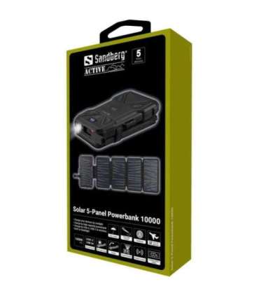 Sandberg 421-05 Solar 5-Panel Powerbank 10000