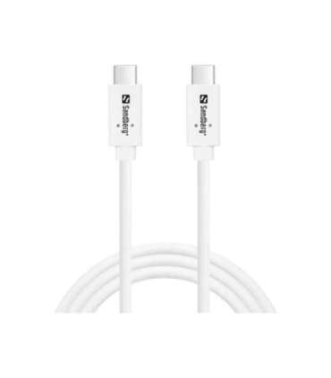 Sandberg 136-53 USB-C to USB-C  USB 3.1 Gen2 PD 100W cable, 1M