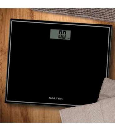 Salter 9207 BCFEU12  Compact Electronic Bathroom Scale - Black