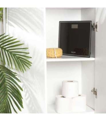 Salter 9207 BCFEU12  Compact Electronic Bathroom Scale - Black