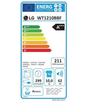 Washer-Dryer LG WT1210BBF