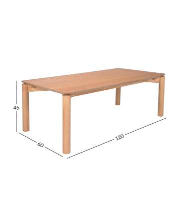 Diivanilaud GARDENIA 120x60xH45cm, tamm