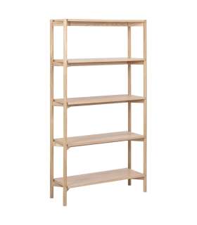 Riiul BRAIDWOOD 86x30xH160cm, valge