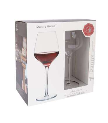 Veinipokaalid CRYSTAL 2tk 600ml "Bordeaux"