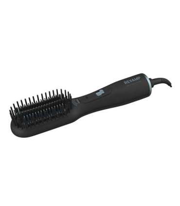 Revamp BR-2500X-EU Deepform Ceramic Straightening Hot Brush Black