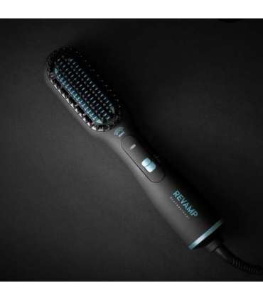 Revamp BR-2500X-EU Deepform Ceramic Straightening Hot Brush Black
