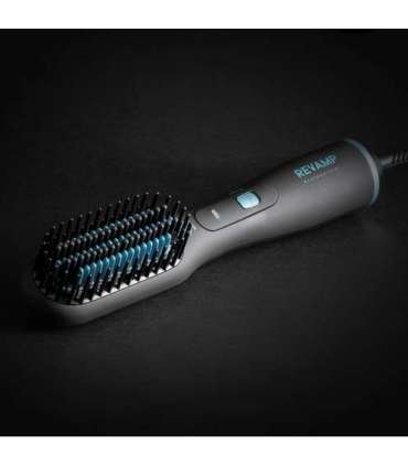 Revamp BR-2500X-EU Deepform Ceramic Straightening Hot Brush Black