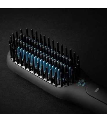 Revamp BR-2500X-EU Deepform Ceramic Straightening Hot Brush Black