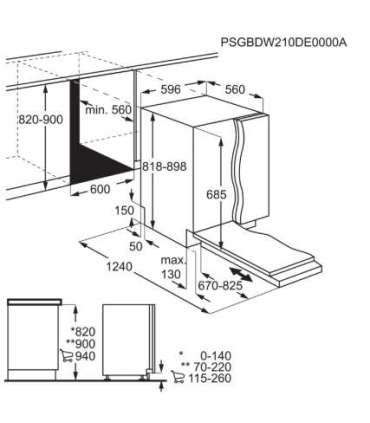 Dishwasher AEG FSE75737P