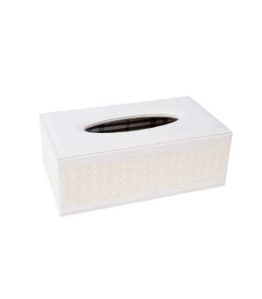 Salvrätikukarp WILMA 25,5x14xH9,5cm, valge