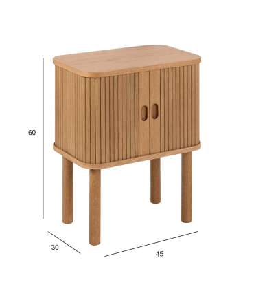 Öökapp LANGLEY 45x30xH60cm, naturaalne