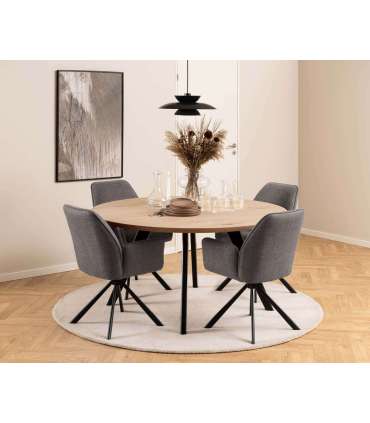 Tool GLENDA käetugedega, pruun