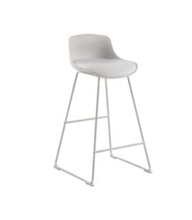 Baaritool TINA valge/valge, 43x49xH94cm