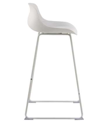 Baaritool TINA valge/valge, 43x49xH94cm