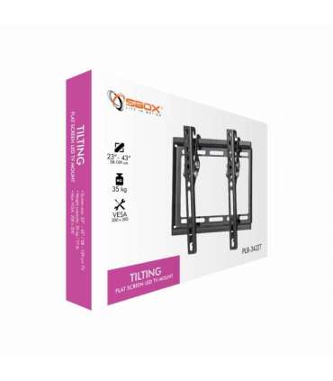Sbox PLB-3422T Tilting Flat Screen LED TV Mount 23"-43" 35kg