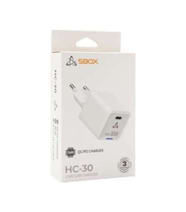 Sbox HC-30 Type-C 30W GAN home charger