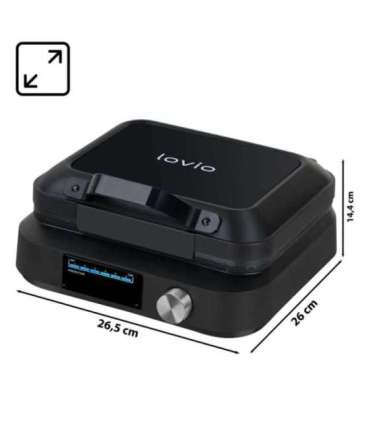 Lovio LVWF002BK Waffle Maker 1500W Black
