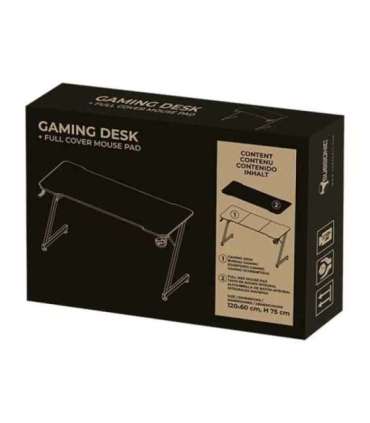 Subsonic Black Gaming Desk GEM