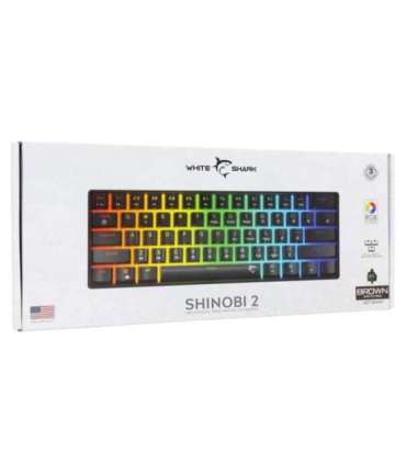 White Shark GK-004131 Shinobi-2 Brown switch, Black US