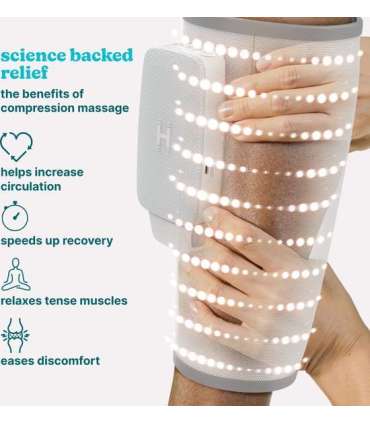Homedics SR-CMXCE10HBND  Modulair Compression System Calf Wrap + Controller