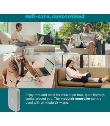 Homedics SR-CMXCE10HBND  Modulair Compression System Calf Wrap + Controller