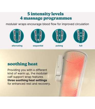 Homedics SR-CMXCE10HBND  Modulair Compression System Calf Wrap + Controller