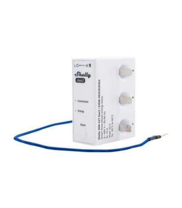 Shelly 3EM-63T Gen3 1/3-channel WiFi energy meter (flat terminal)