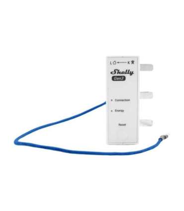 Shelly 3EM-63T Gen3 1/3-channel WiFi energy meter (flat terminal)