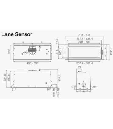 Hood ELICA LANE SENSOR @ IX/A/72
