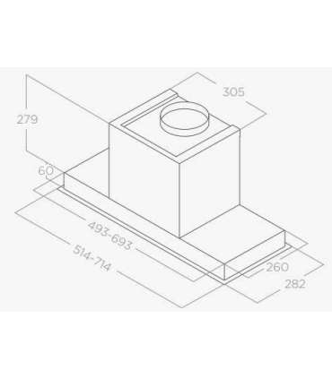 Hood ELICA HIDDEN ADV PLUS @ BLGL/A/52