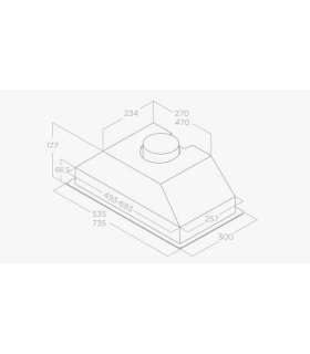 Hood ELICA ERA C WH/A/52