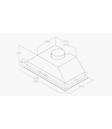 Hood ELICA ERA C WH/A/52