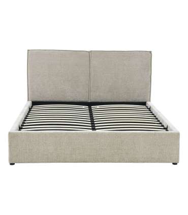 Voodi DAMANI 160x200cm, ilma madratsta, beež