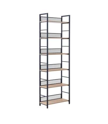 Riiul HECTOR 60x28xH187cm, saar/must