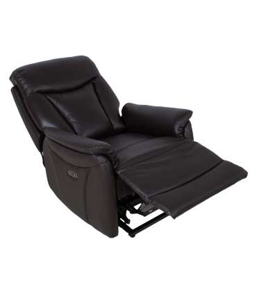 Tugitool BALDWIN elektriline lift recliner 82x95xH108cm, pruun nahk