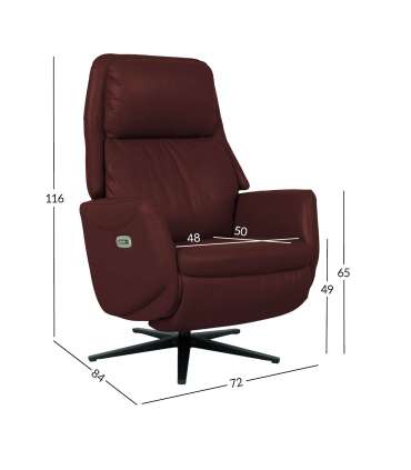 Tugitool DAMIANO elektriline recliner, t