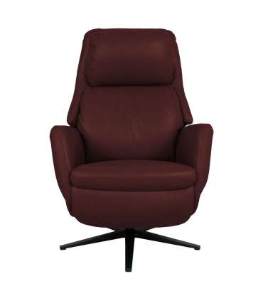 Tugitool DAMIANO elektriline recliner 72x84xH116cm, tumepunane nahk