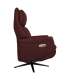 Tugitool DAMIANO elektriline recliner 72x84xH116cm, tumepunane nahk