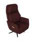 Tugitool DAMIANO elektriline recliner 72x84xH116cm, tumepunane nahk