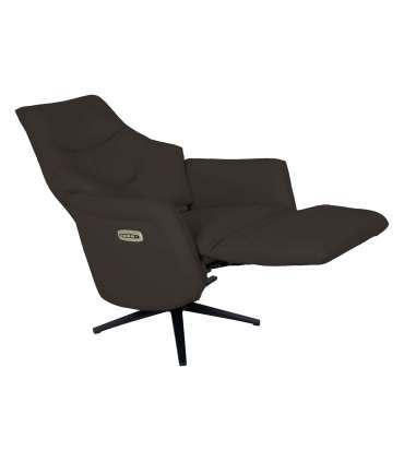Tugitool DAYANA elektriline recliner 74x84xH115cm, pruun nahk