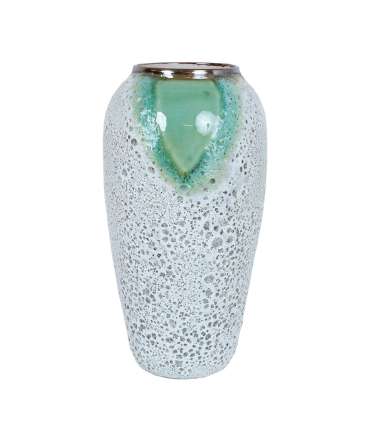 Põrandavaas TITAN STONE H32cm, roheline/