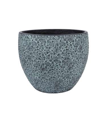 Lillepott FLORA D37xH30cm, must/hall