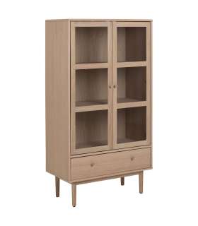 Vitriinkapp ASTON 80x40xH144,8cm, hele t