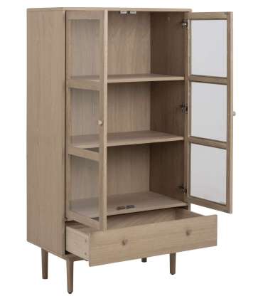 Vitriinkapp ASTON 80x40xH144,8cm, hele t